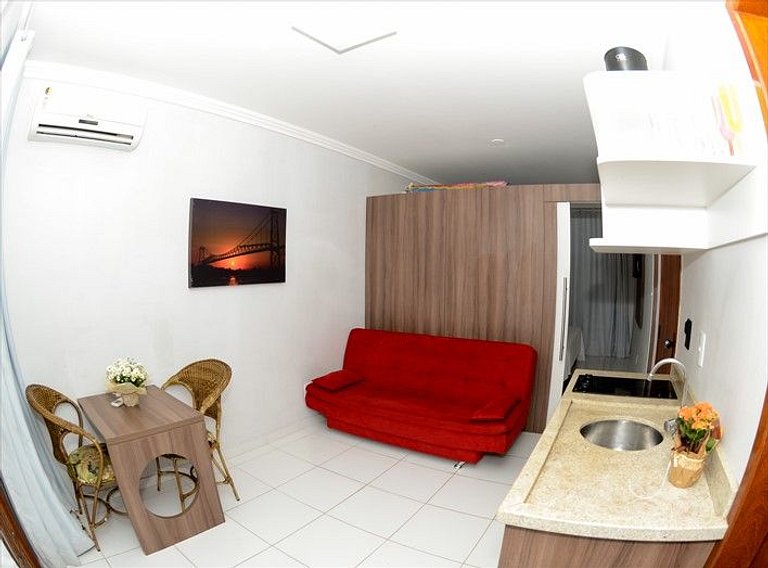 Perfeito Apartamento de 1 quarto na Lagoa da Conceição