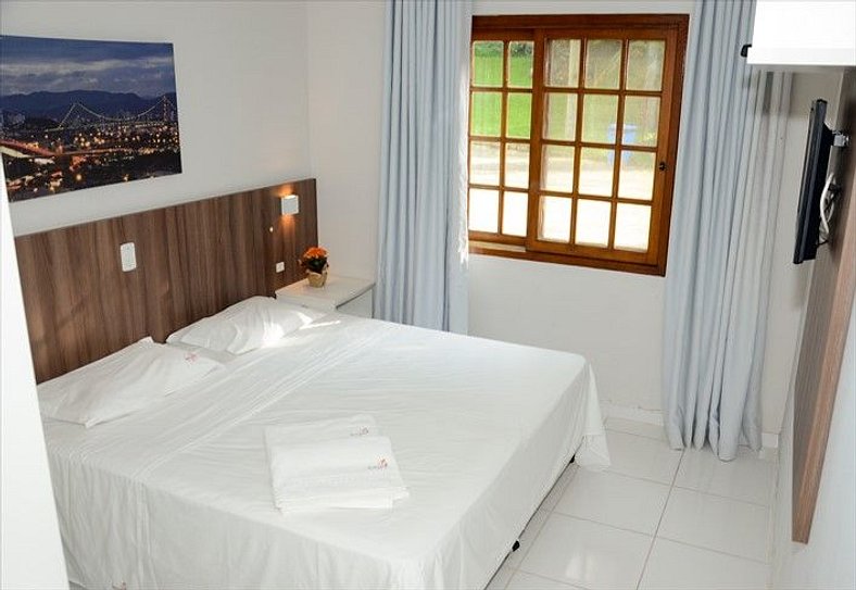 Perfeito Apartamento de 1 quarto na Lagoa da Conceição